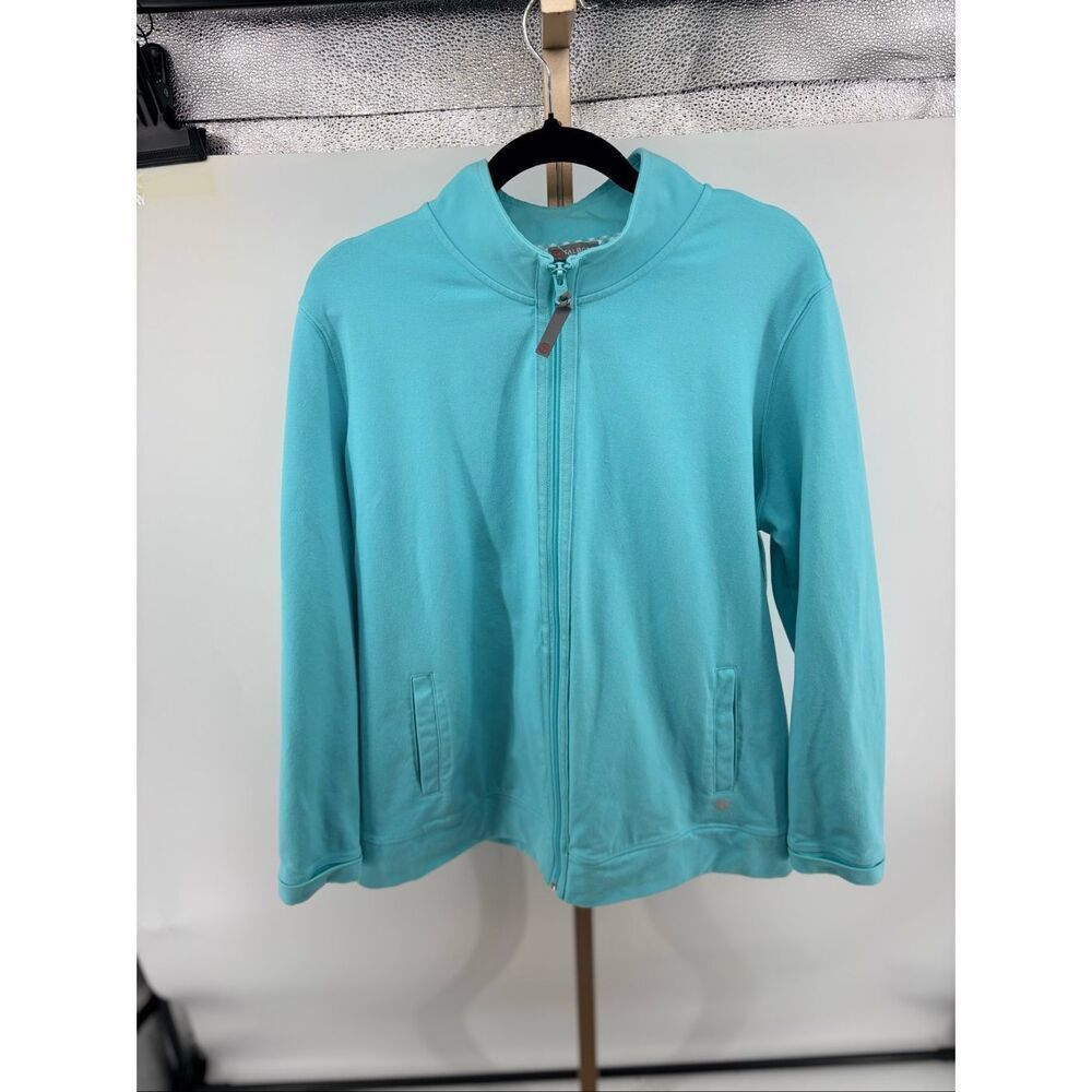 Talbots Everyday Yoga Full Zip Jacket 2XP Plus Size Petite